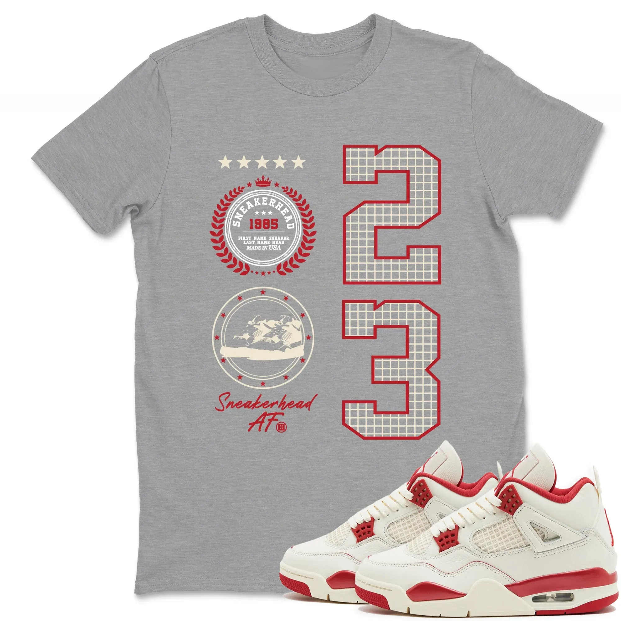 Sneaker Emblem TEEWAVO Sneaker Tees - Air Jordan 4 Valentines Day