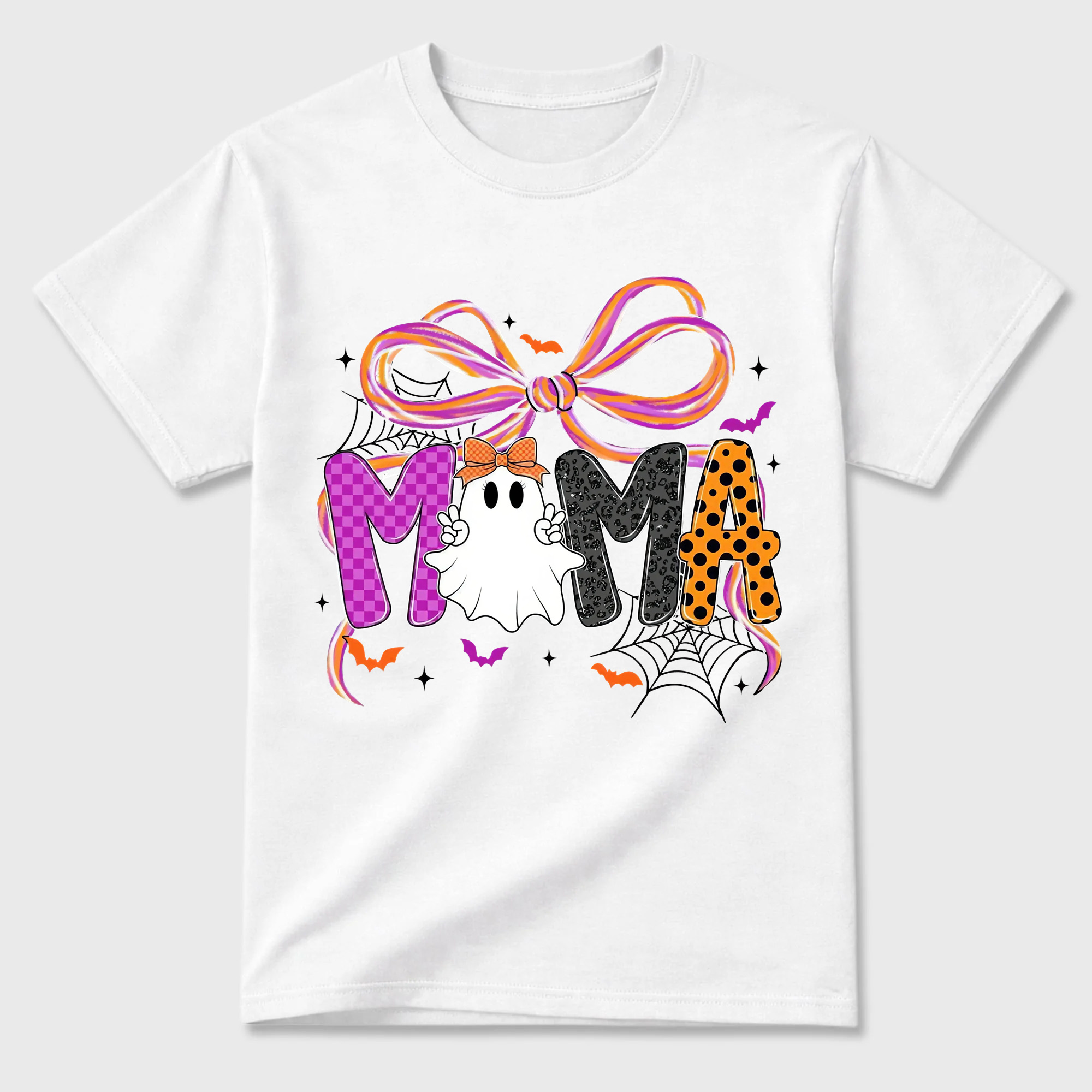 Comfort Colors Mama Halloween Coquette T shirt