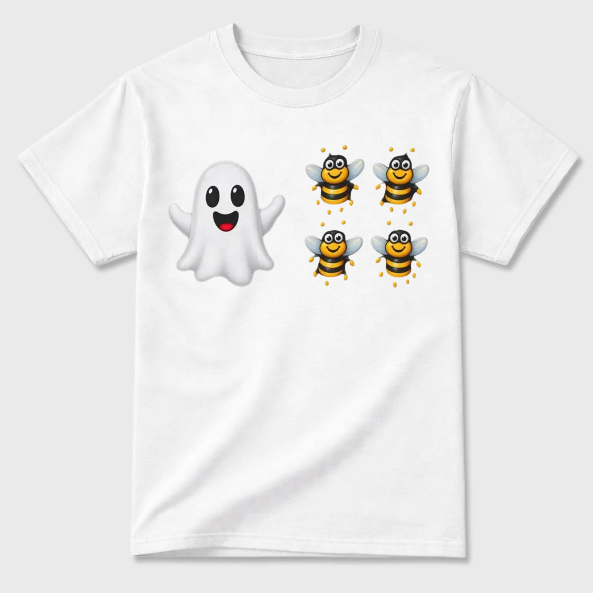 Funny Emoji Puzzle Halloween Shirt – Bo Bees