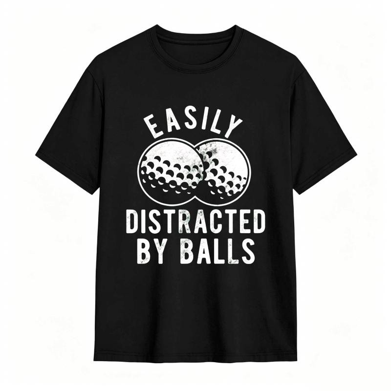 Golf Balls Easily Distracted By Balls Unisex Classic T-shirt