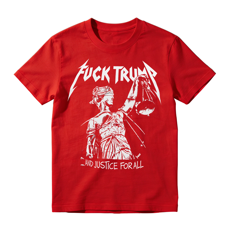 Make a bold statement with this striking protest-inspired graphic tee