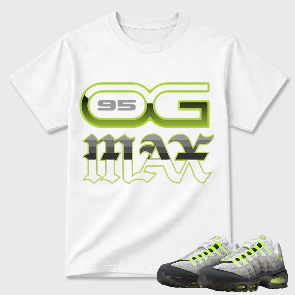 Air Max 95 OG Neon Matching Tee  OG Neon 95 Shirt