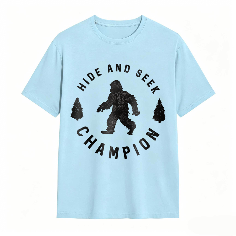 Hide And Seek Champion Bigfoot Design Unisex Classic T-shirt