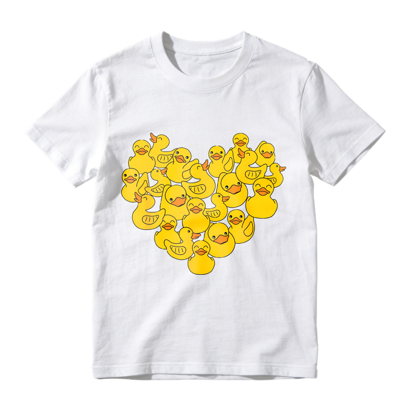 Duck Heart Pattern Unisex Classic T-shirt
