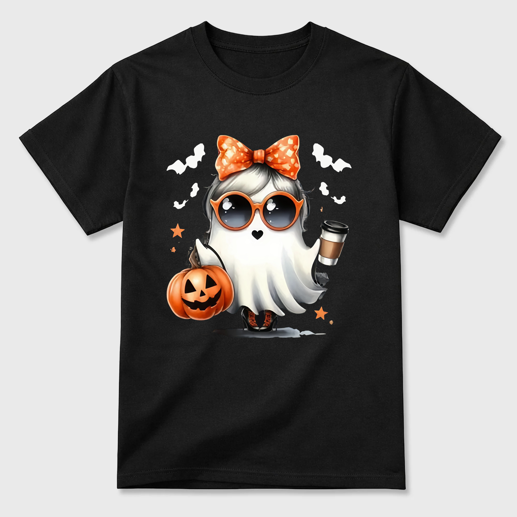 Halloween Cute Ghost Girl Shirt
