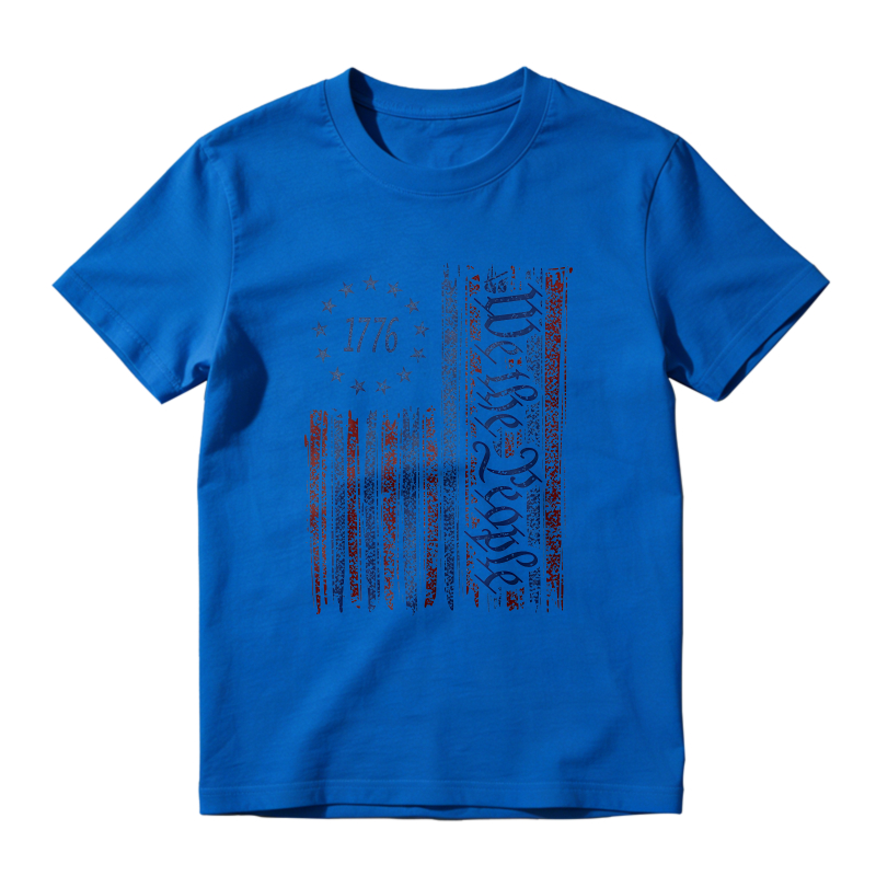 American Flag 1776 We The People Design Unisex Classic T-shirt