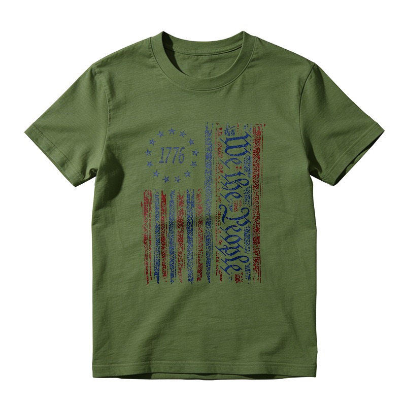 American Flag 1776 We The People Design Unisex Classic T-shirt