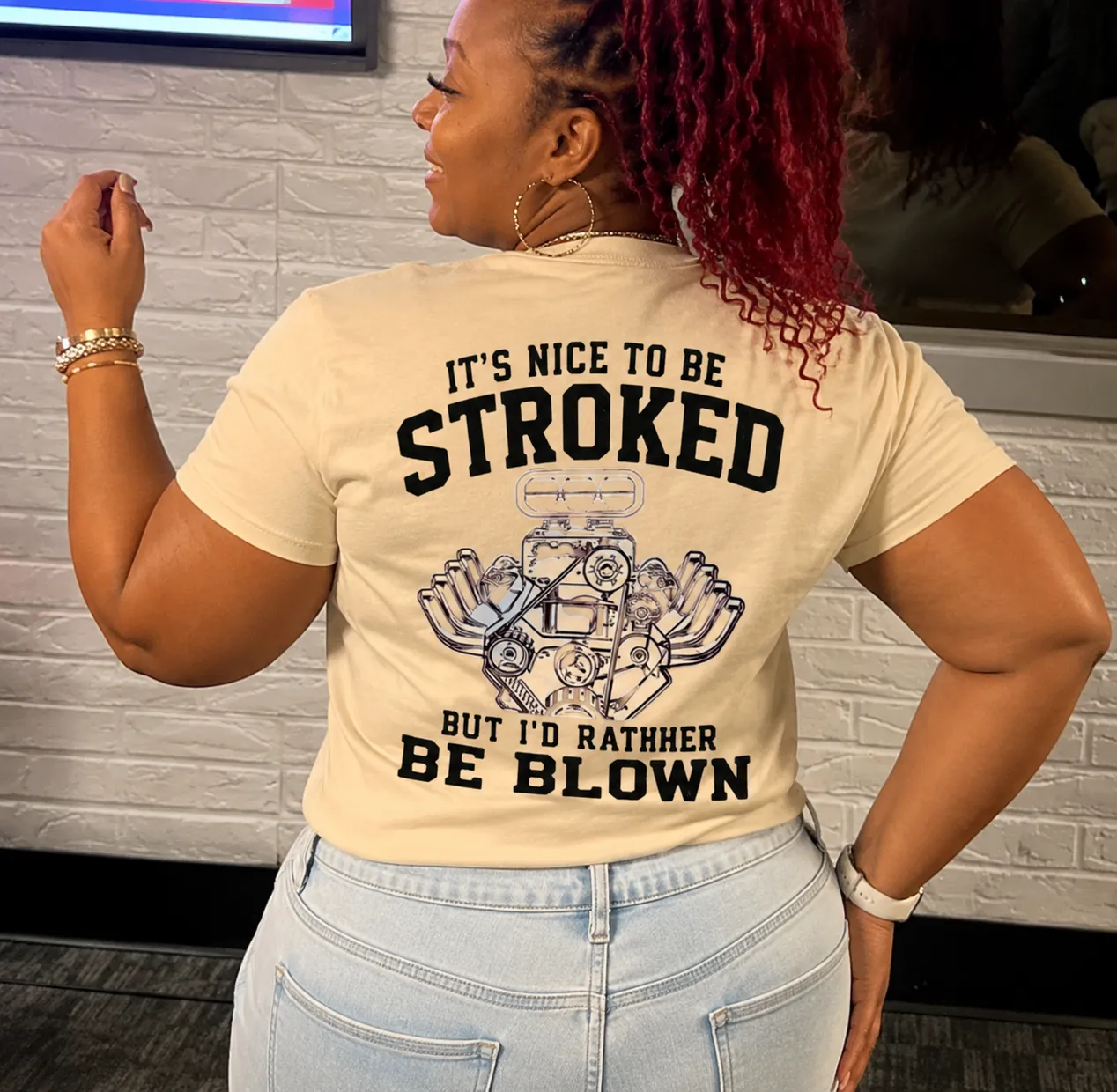 It's Nice To Be Stroked But I'd Rather Be Blown T-Shirt