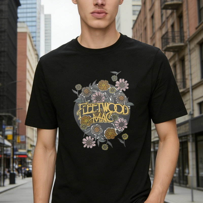 Fleetwood Mac Floral Design Unisex Classic T-shirt