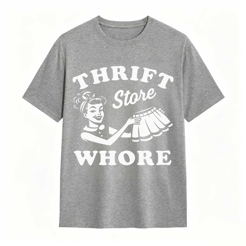 Thrift Store Whore Vintage Pinup Girl Design Unisex Classic T-shirt