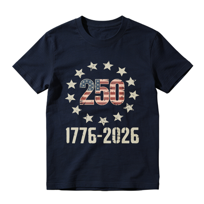 250th Anniversary 1776 2026 Stars Unisex Classic T-shirt