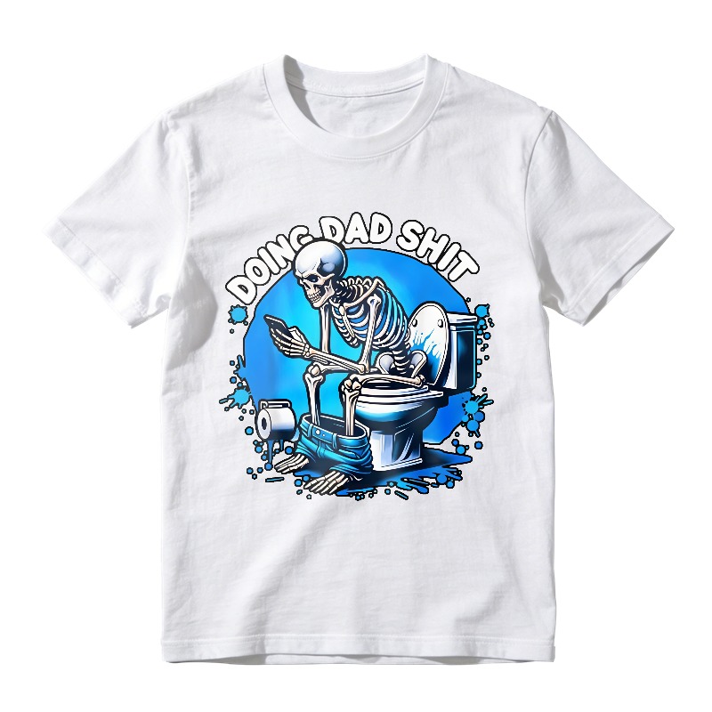 Skeleton Doing Dad Shit Unisex Classic T-shirt