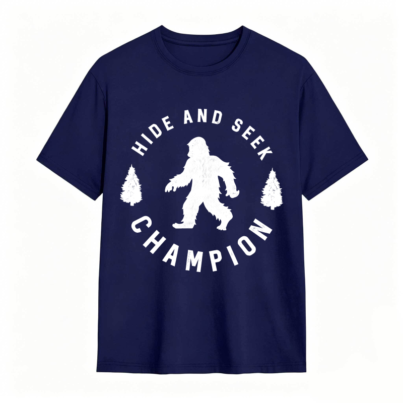 Hide And Seek Champion Bigfoot Design Unisex Classic T-shirt