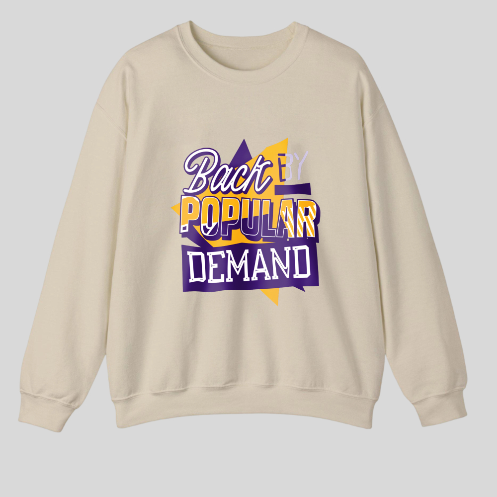 Back By Popular Demand tshirt 100% cotton