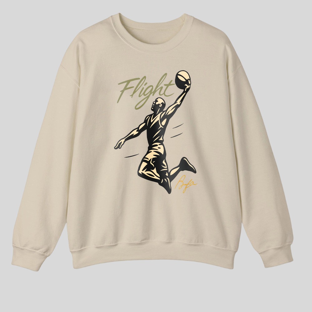 Flight Basketball Player Jumping Dunk tshirt 100% cotton