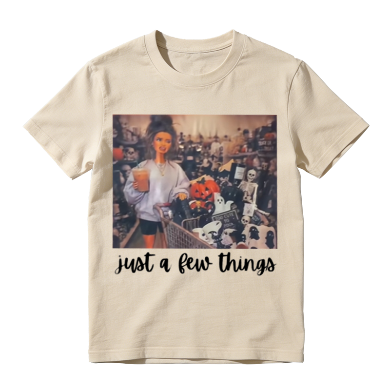 Just A Few Things Halloween Shopping Graphic T-Shirt
