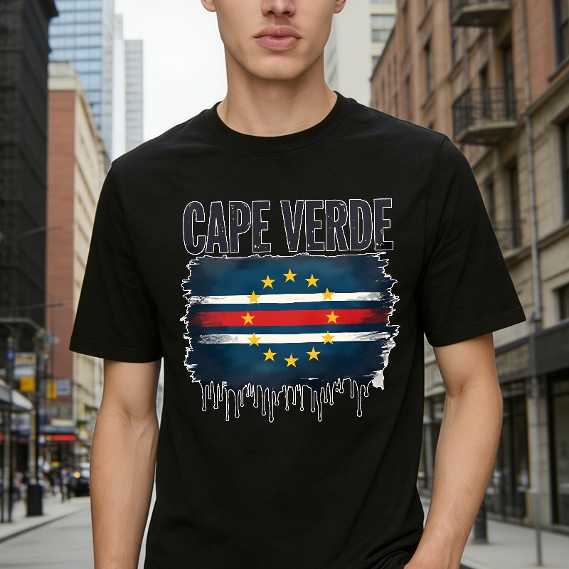 Cape Verde Flag Design Unisex Classic T-shirt