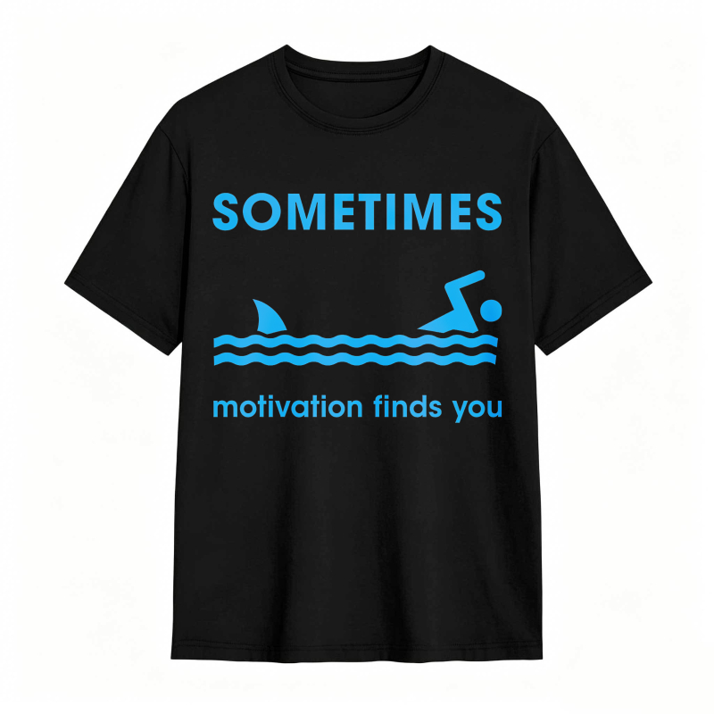 Swimming Shark Motivation Finds You Unisex Classic T-shirt