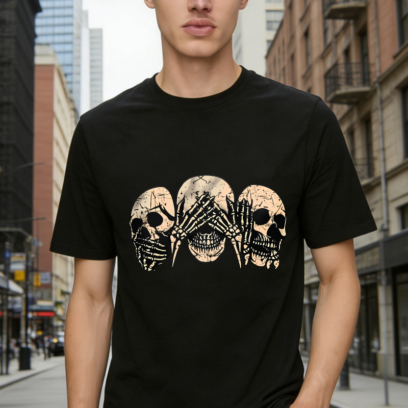 Skull And Crossbones Pattern Unisex Classic T-shirt