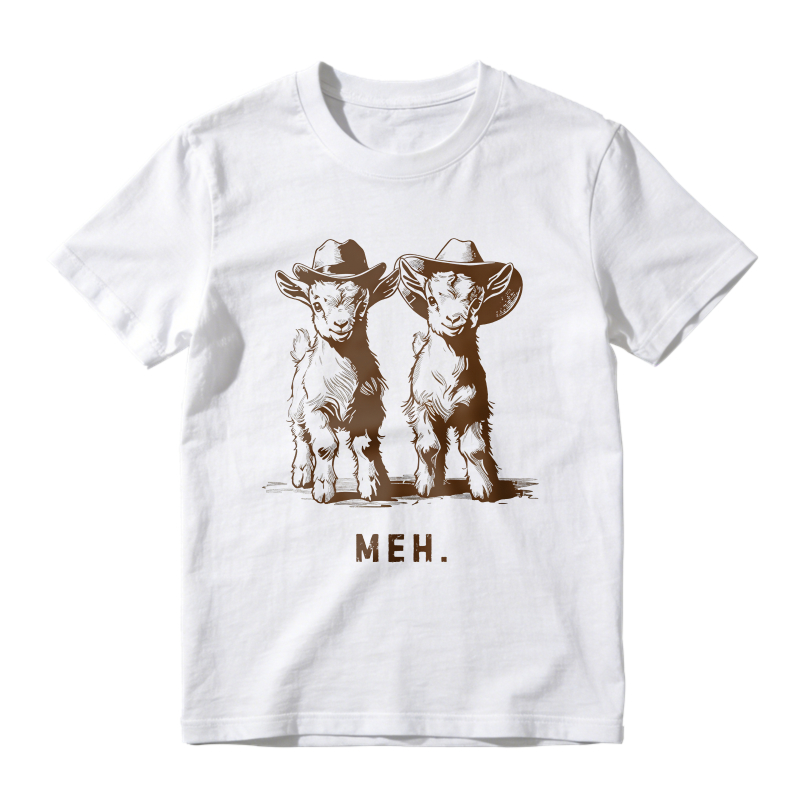 Goat With Cowboy Hat Meh Unisex Classic T-shirt