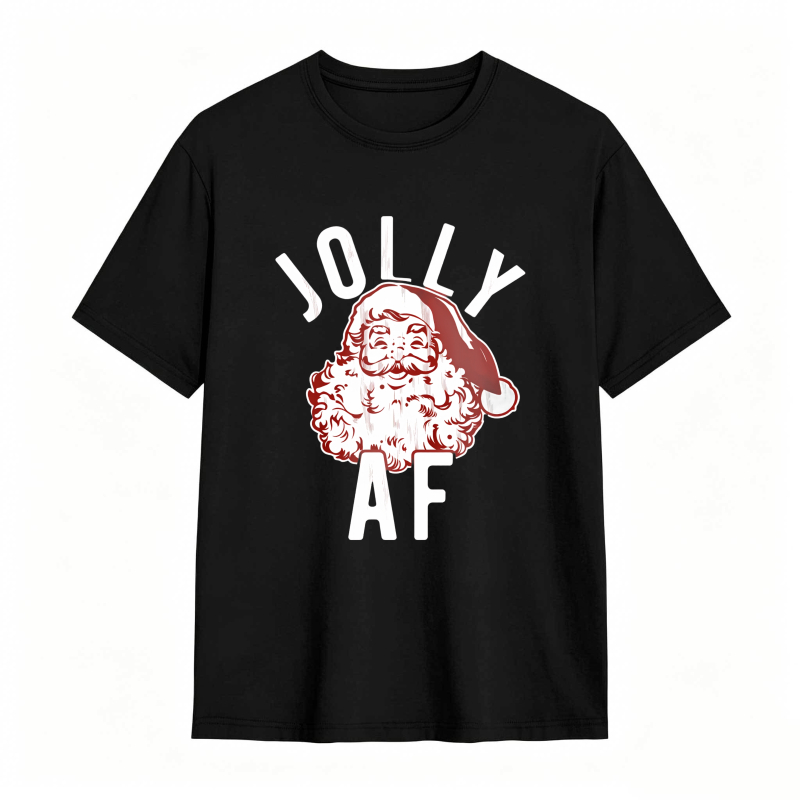 Santa Claus Jolly Af Design Unisex Classic T-shirt