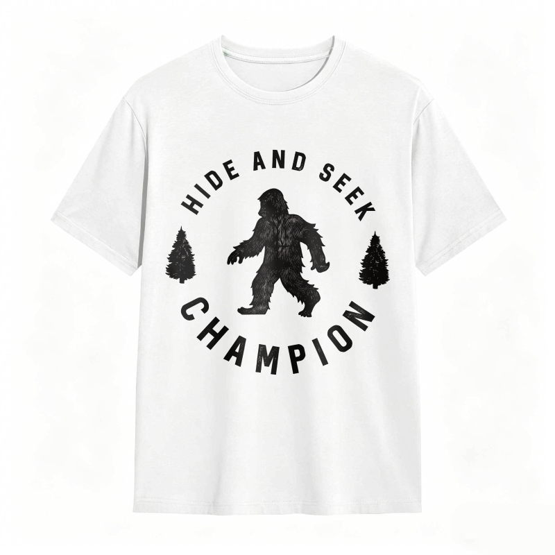 Hide And Seek Champion Bigfoot Design Unisex Classic T-shirt