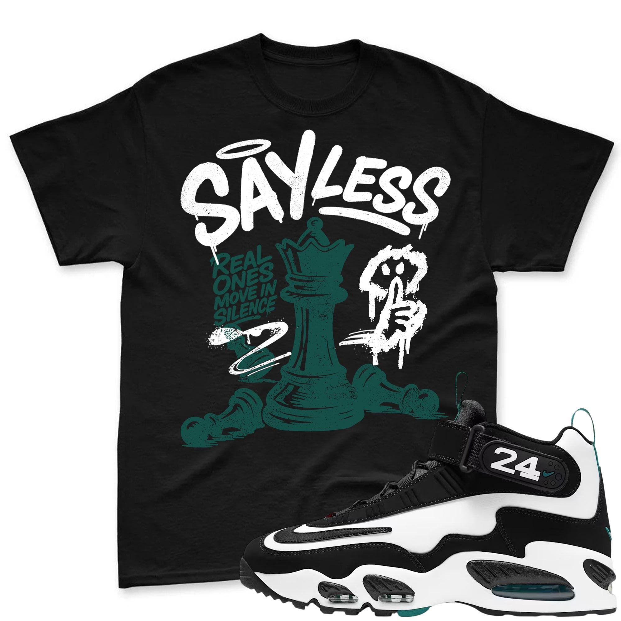 BLESSED! Shirt To Match Griffey Max 1 White and Fresh Water