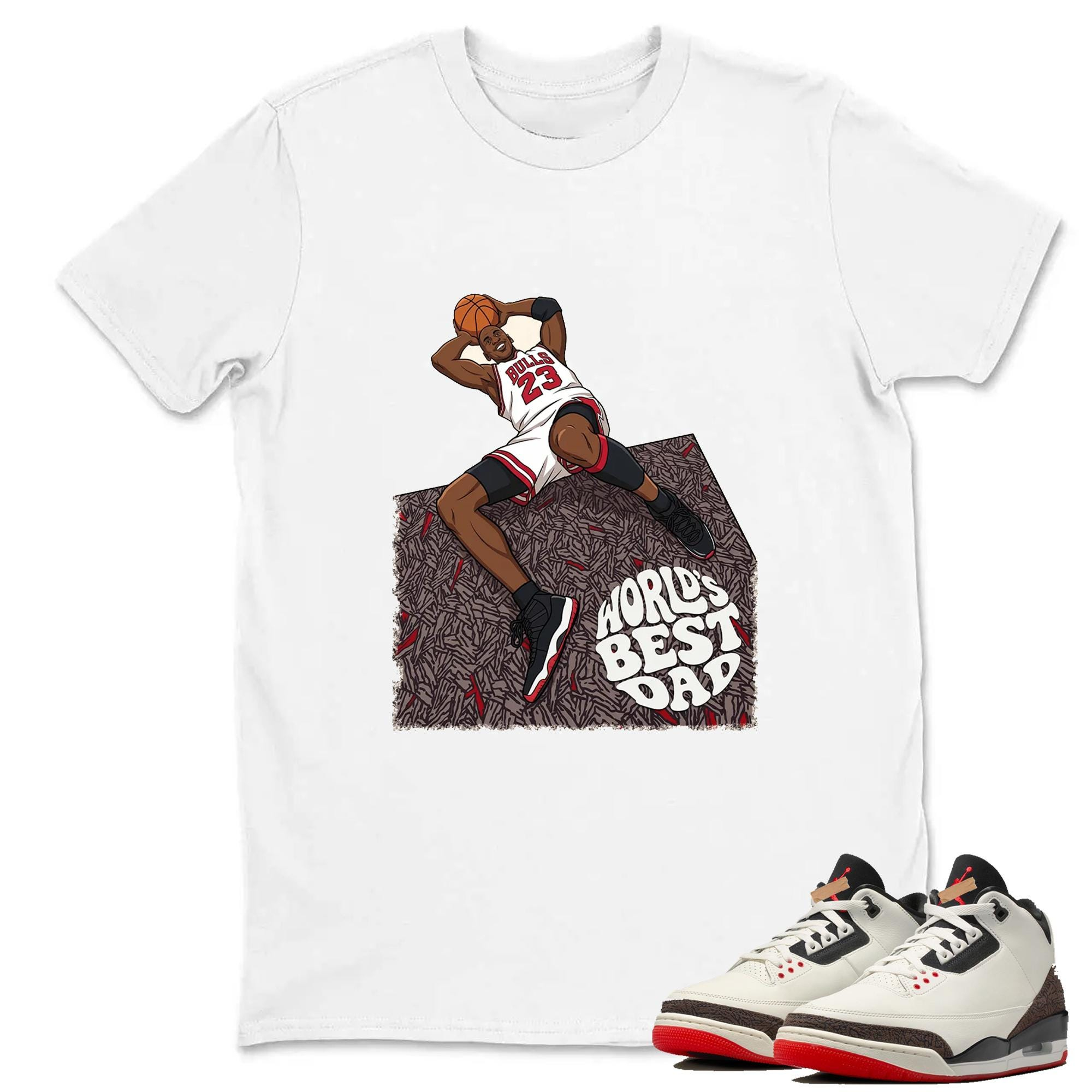 AJ3 World's Best Dad Matching Shirt