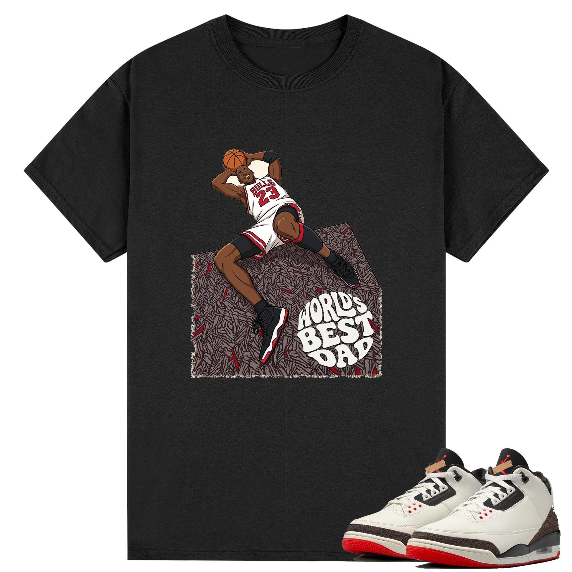 AJ3 World's Best Dad Matching Shirt