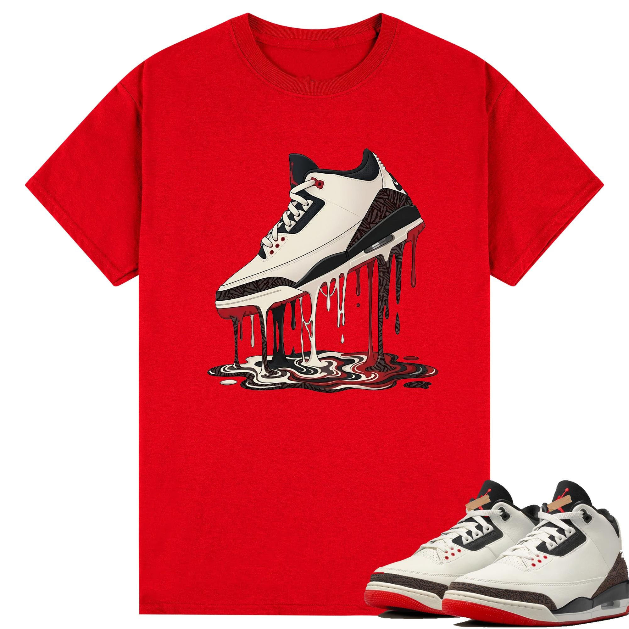 Dripping Shoe Shirt To Match Jordan 3 World's Best Dad