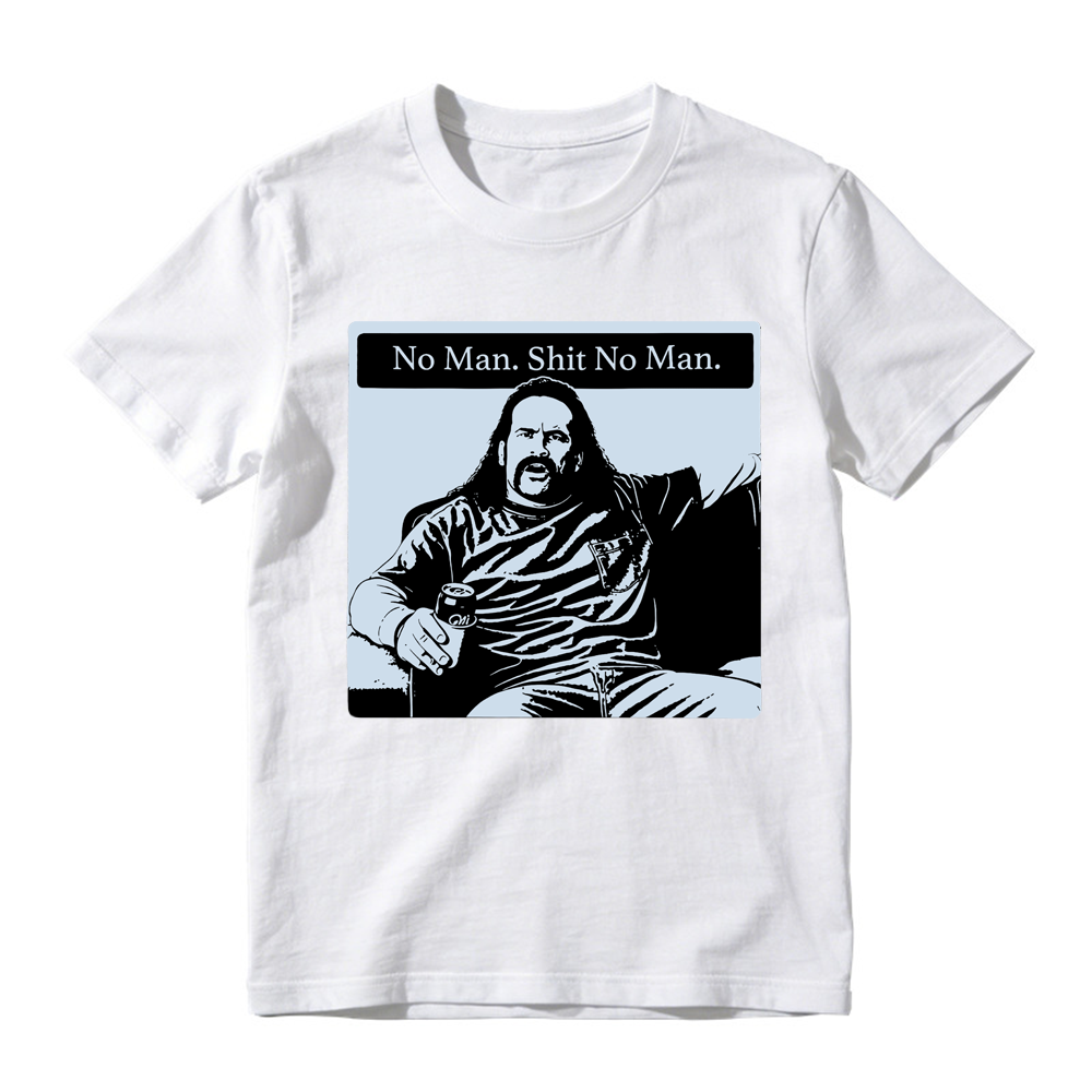 "No Man Shit No Man" Vintage Graphic T-Shirt