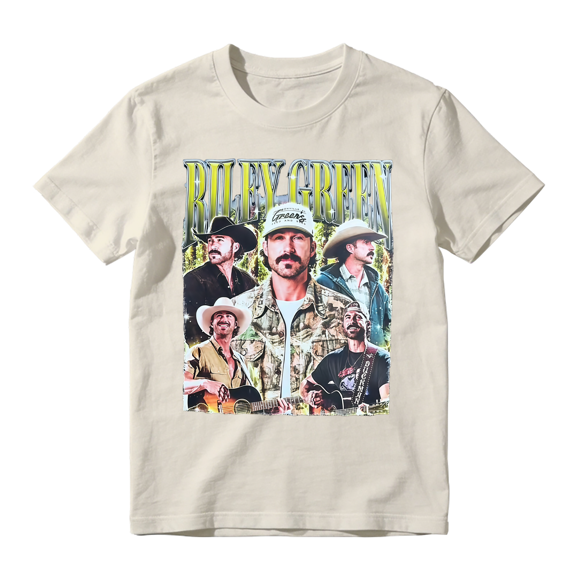 Country Singer Cowboy Hat Vintage Graphic T-Shirt