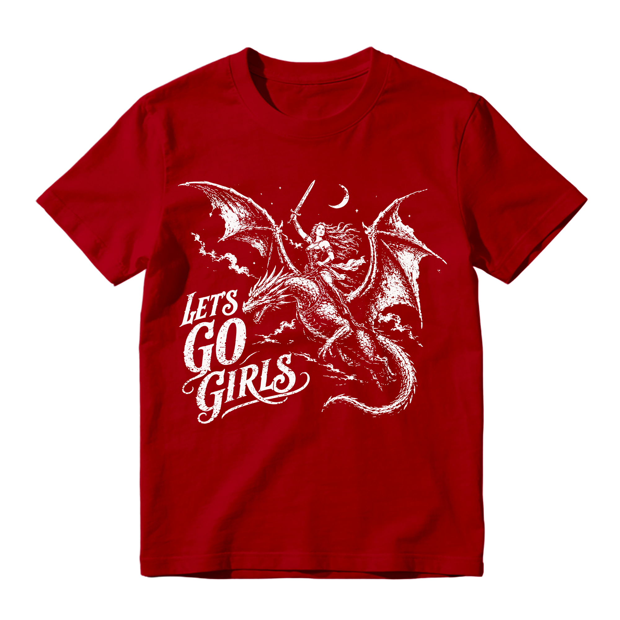 Let's Go Girls Dragon Graphic T-Shirt