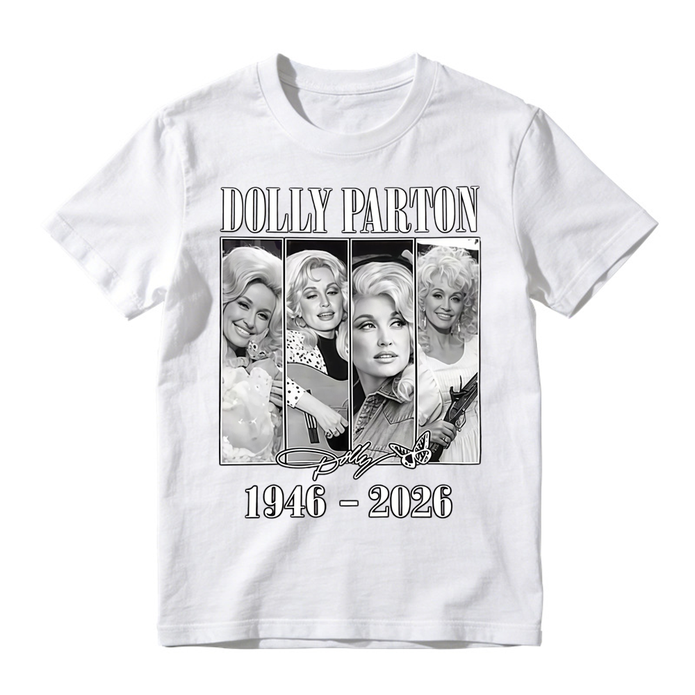 Dolly Parton Tribute Graphic T-Shirt - Vintage Country Music Legend Shirt
