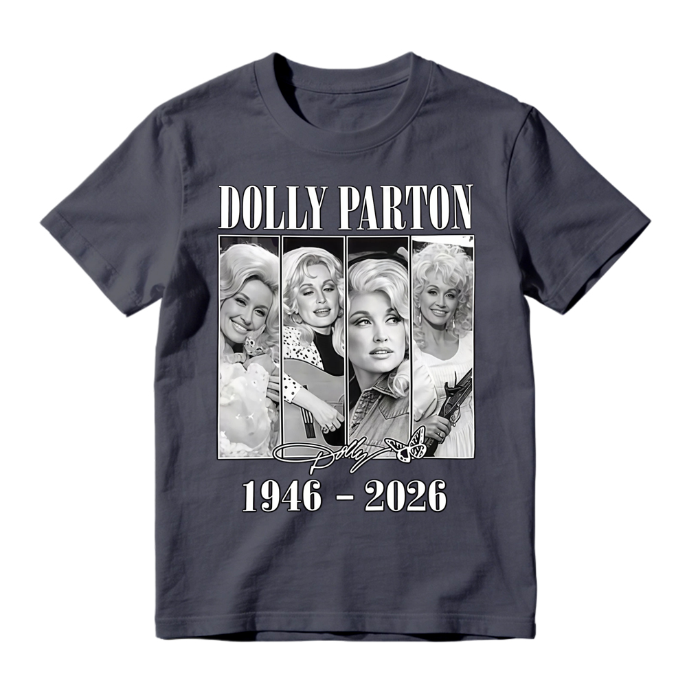 Dolly Parton Tribute Graphic T-Shirt - Vintage Country Music Legend Shirt