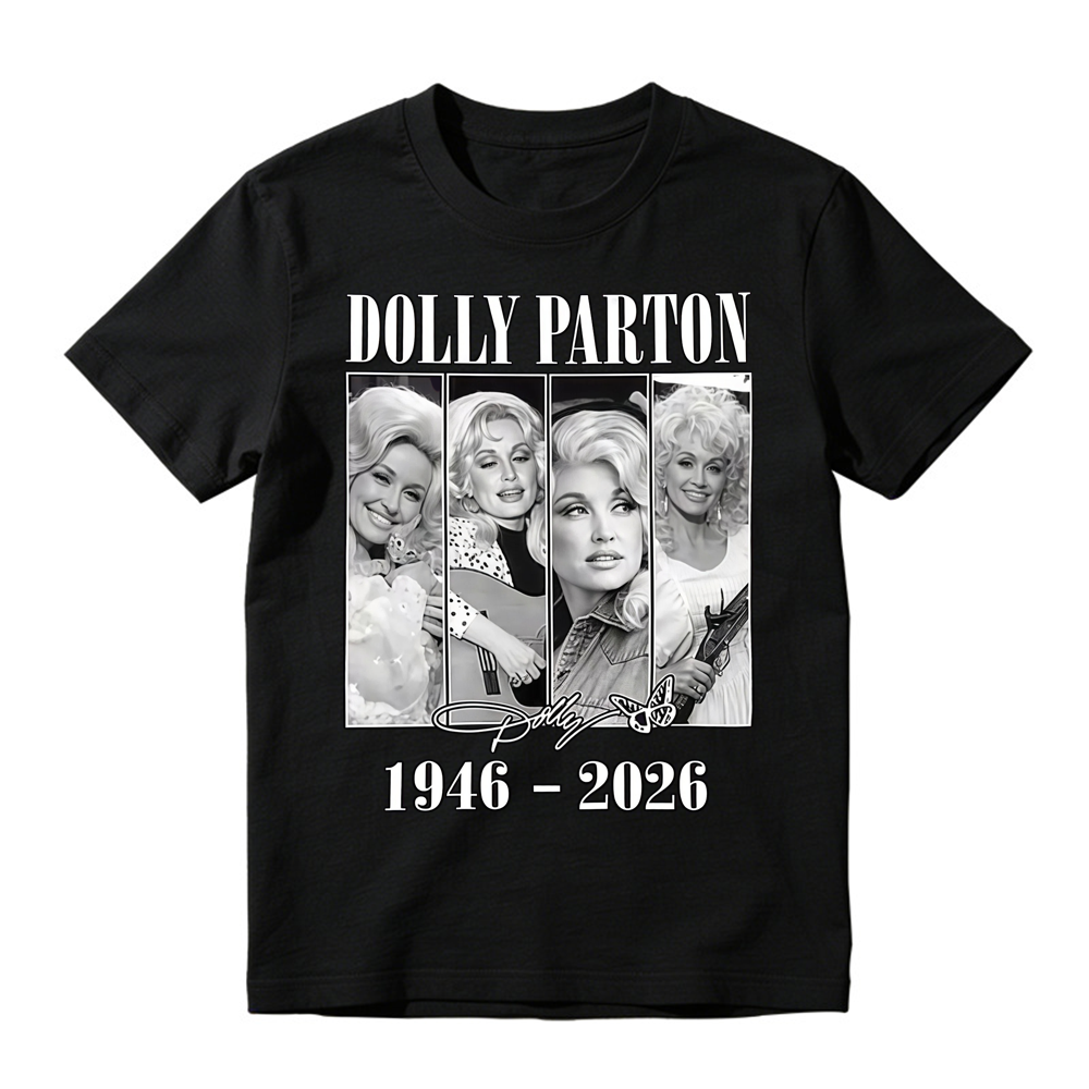 Dolly Parton Tribute Graphic T-Shirt - Vintage Country Music Legend Shirt