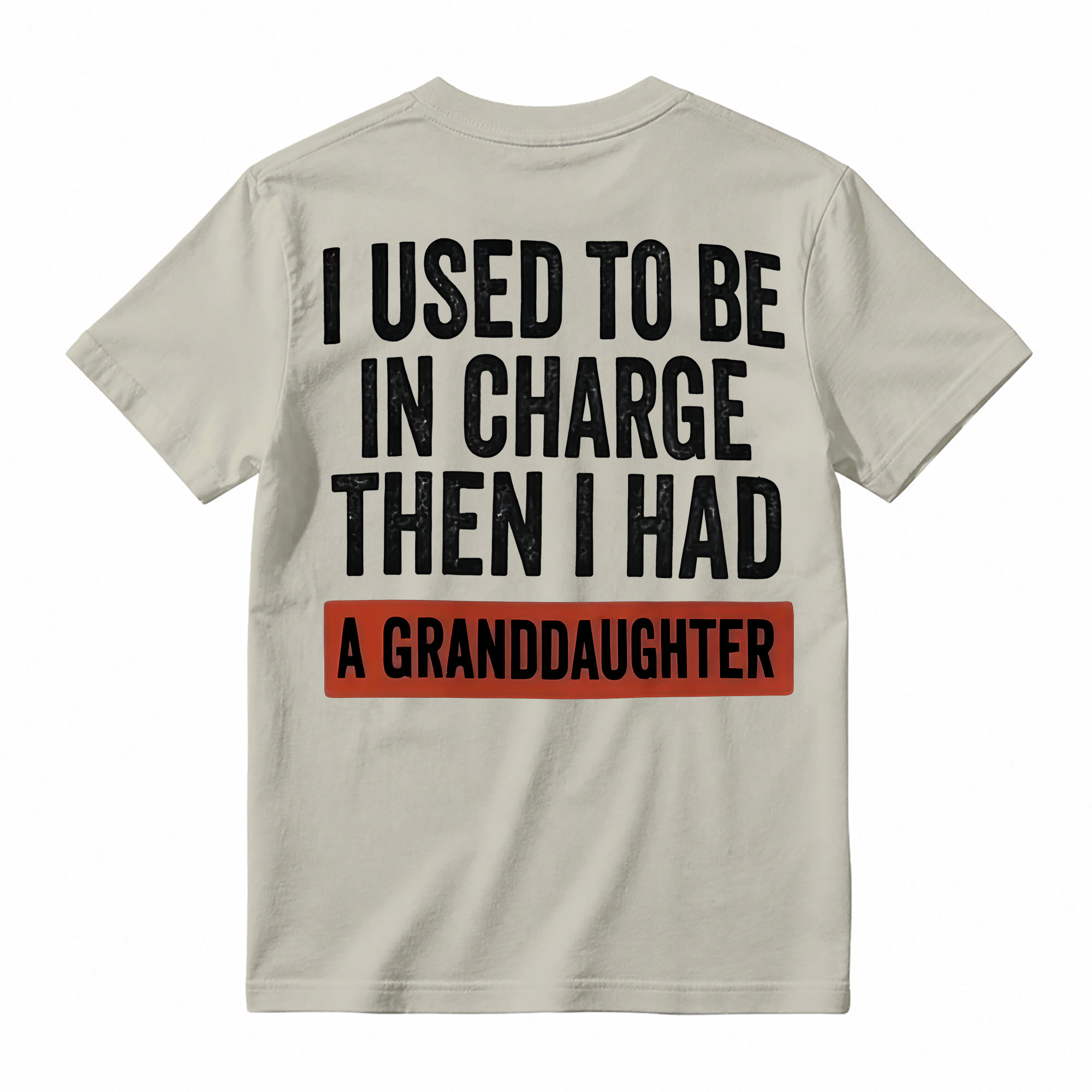 I Used To Be In Charge Then I Had A Granddaughter Funny T-Shirt