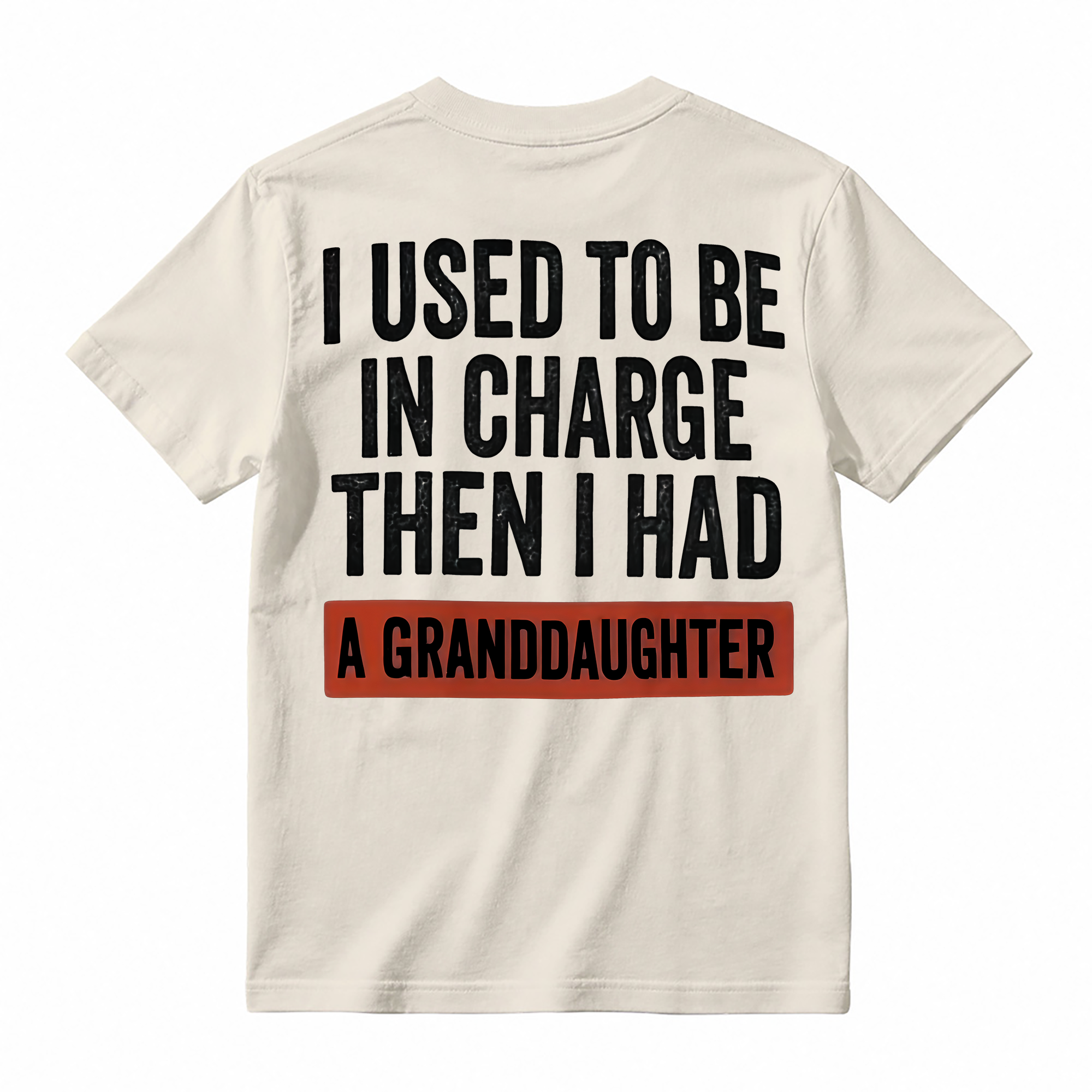 I Used To Be In Charge Then I Had A Granddaughter Funny T-Shirt