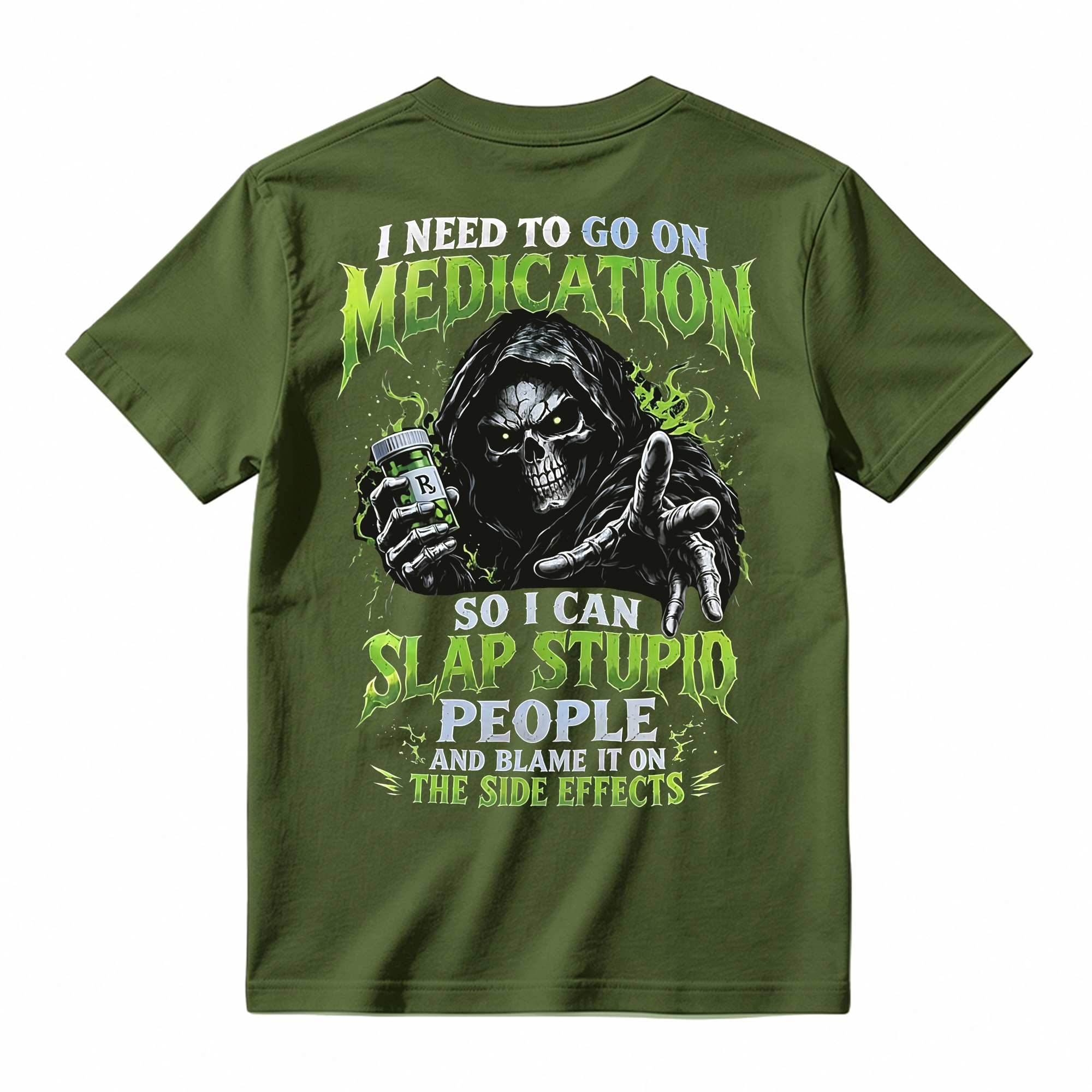 I Need To Go On Medication Grim Reaper T-Shirt