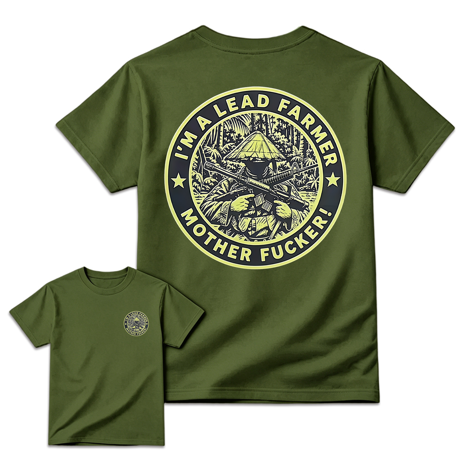 Lead Farmer Tropical Military T-Shirt