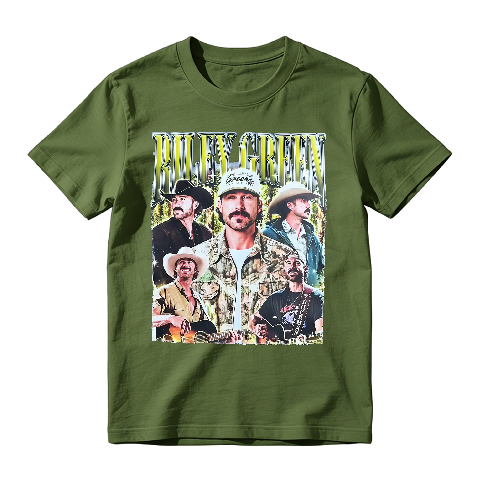 Country Singer Cowboy Hat Vintage Graphic T-Shirt