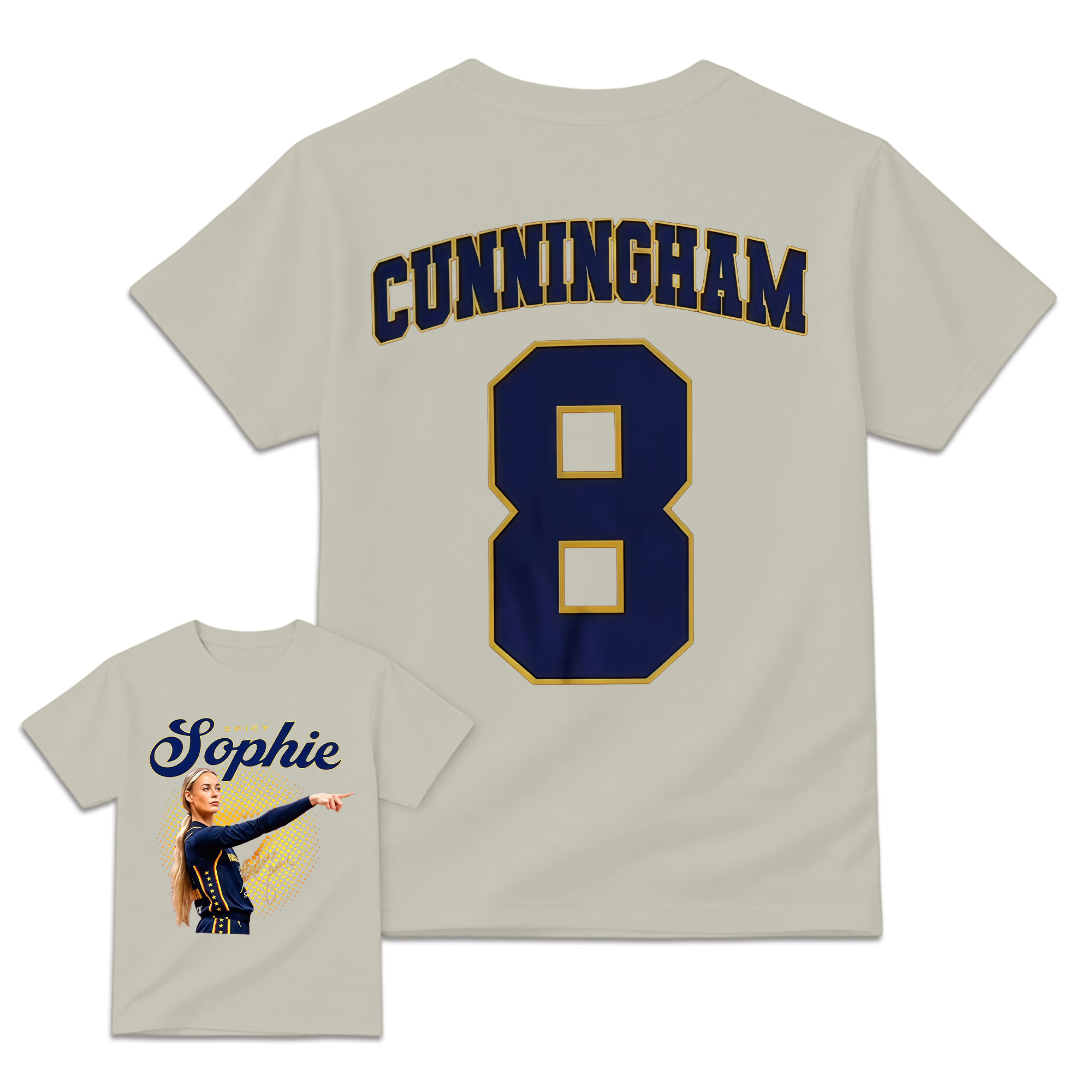 Sopnie Cunningham Basketball Fan Gift Vintage Graphic T-Shirt