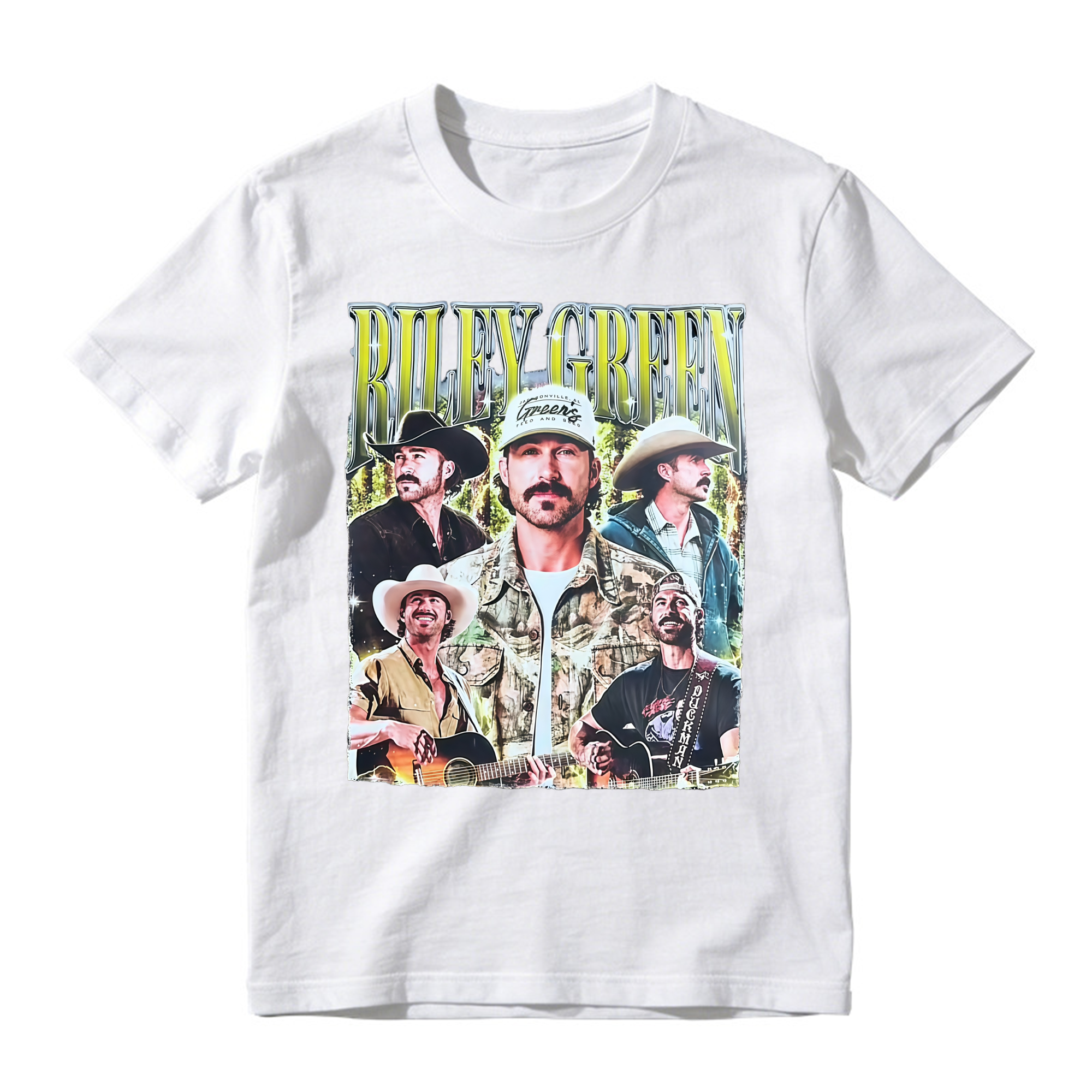 Country Singer Cowboy Hat Vintage Graphic T-Shirt
