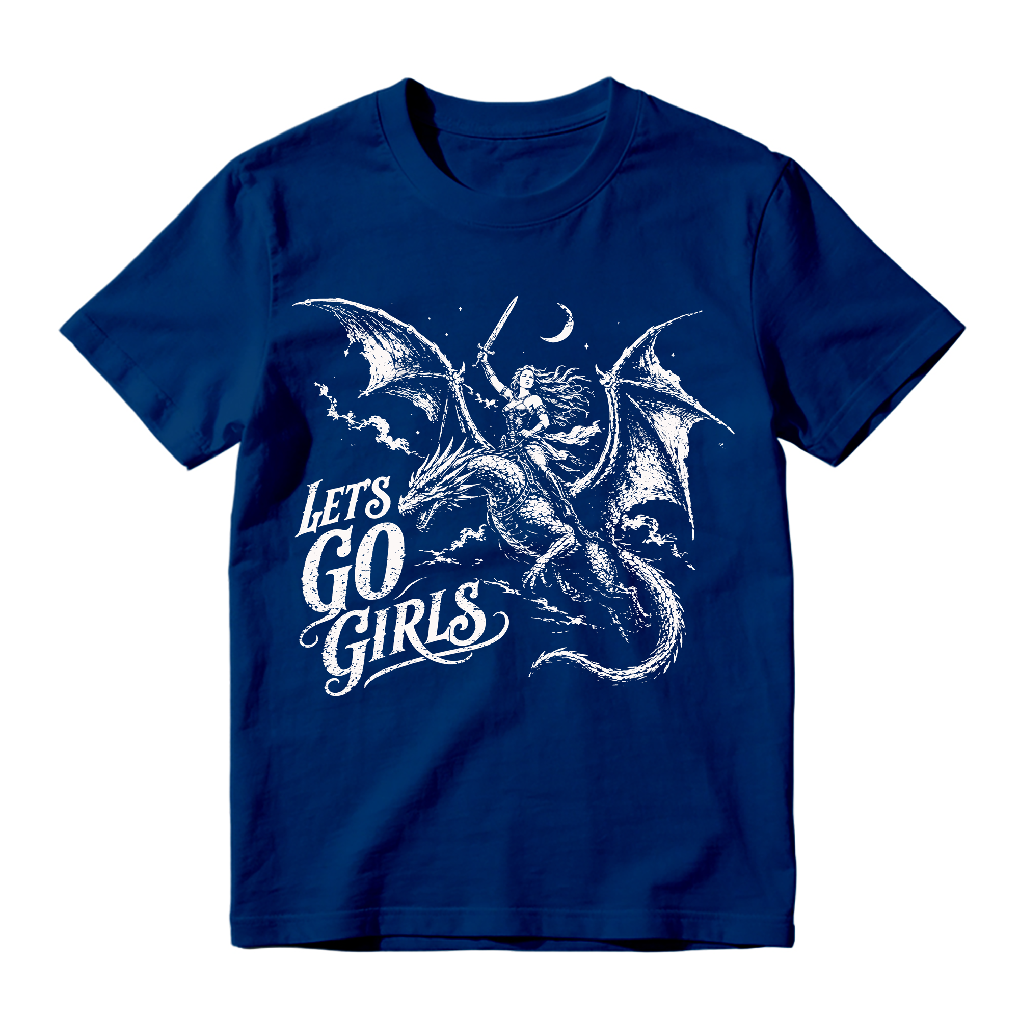 Let's Go Girls Dragon Graphic T-Shirt