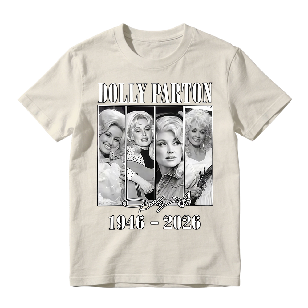 Dolly Parton Tribute Graphic T-Shirt - Vintage Country Music Legend Shirt