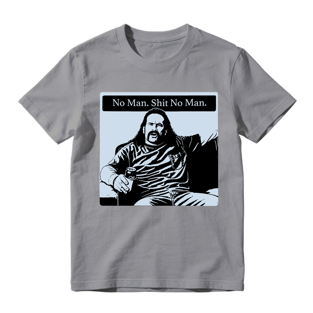 "No Man Shit No Man" Vintage Graphic T-Shirt