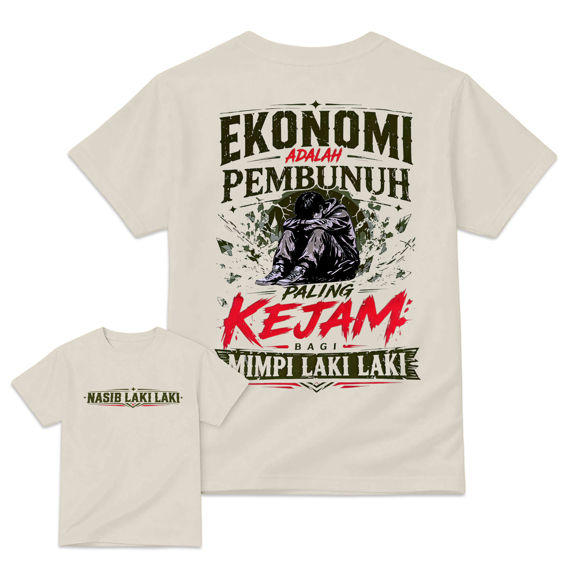Indonesian Quote Streetwear Graphic T-Shirt