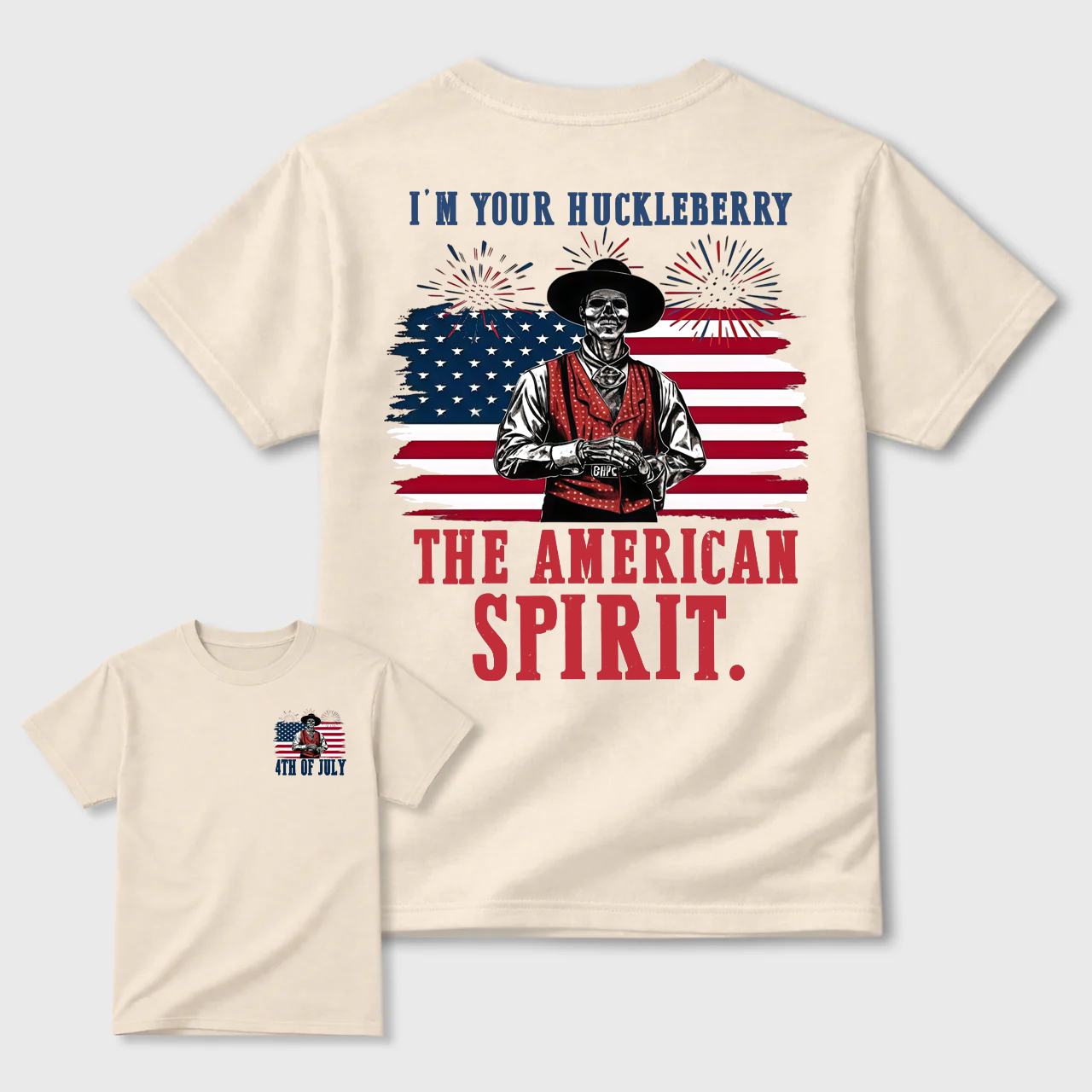 Doc Holliday I'm Your Huckleberry The American Spirit T-Shirt