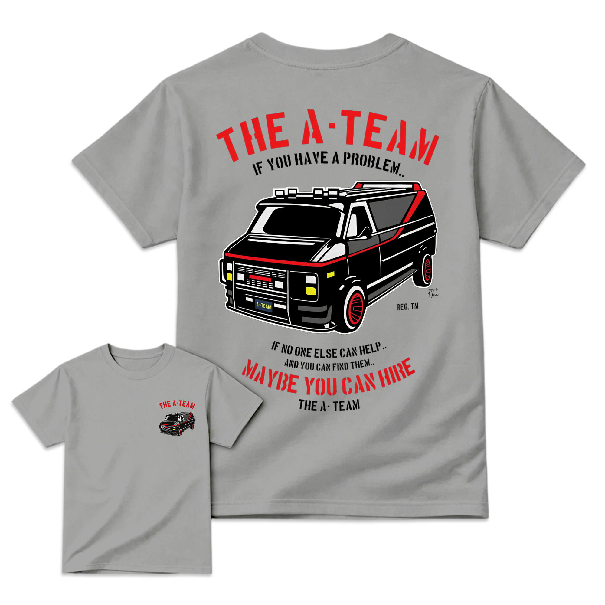 "Maybe You Can Hire" Retro Van Graphic T-Shirt