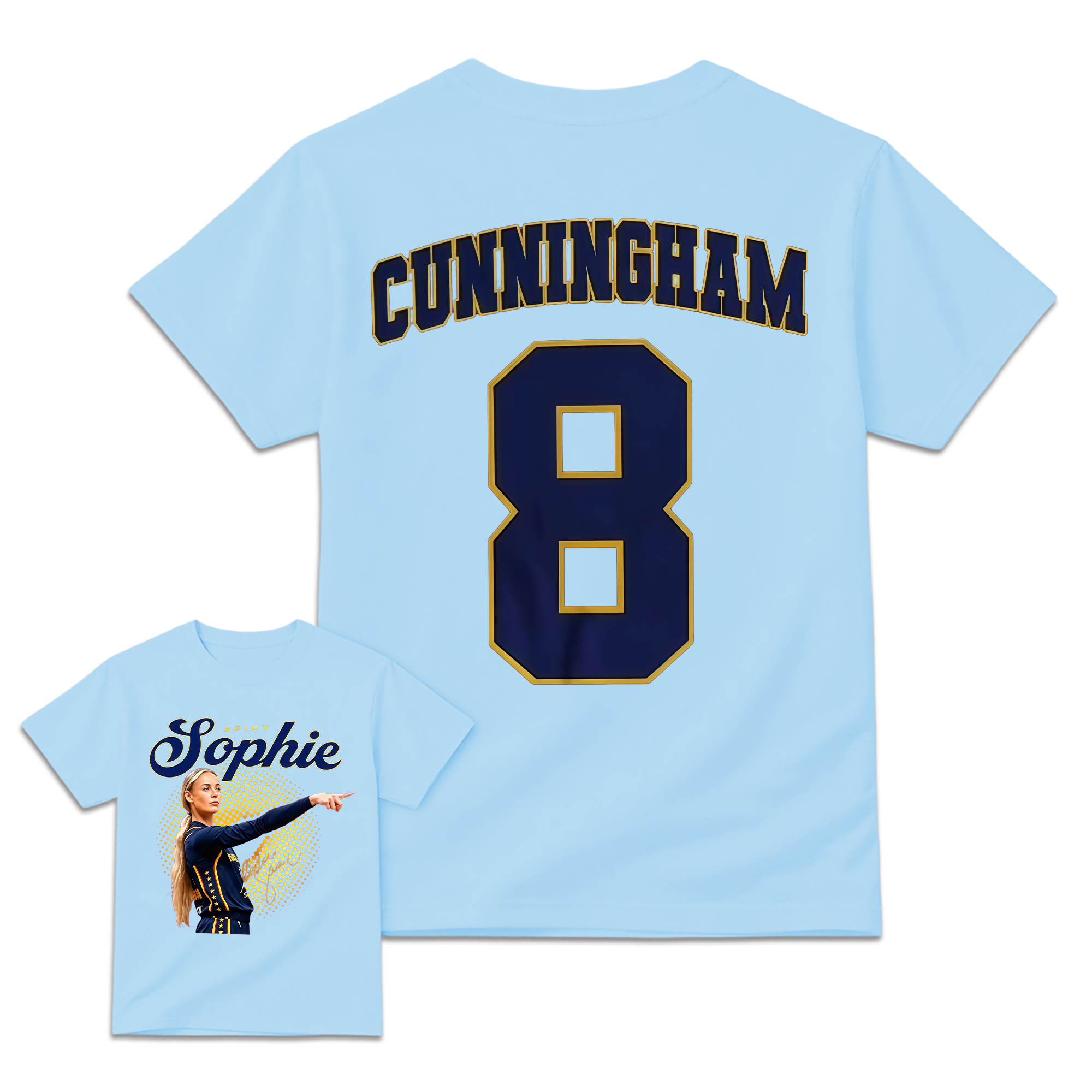 Sopnie Cunningham Basketball Fan Gift Vintage Graphic T-Shirt